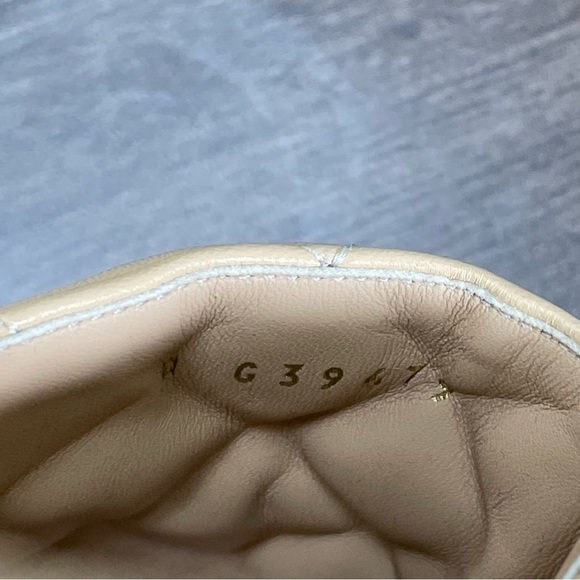 Chanel 2023 Interlocking CC Logo Beige Lambskin Leather Mule Slip On Sandals - Picture 7 of 8